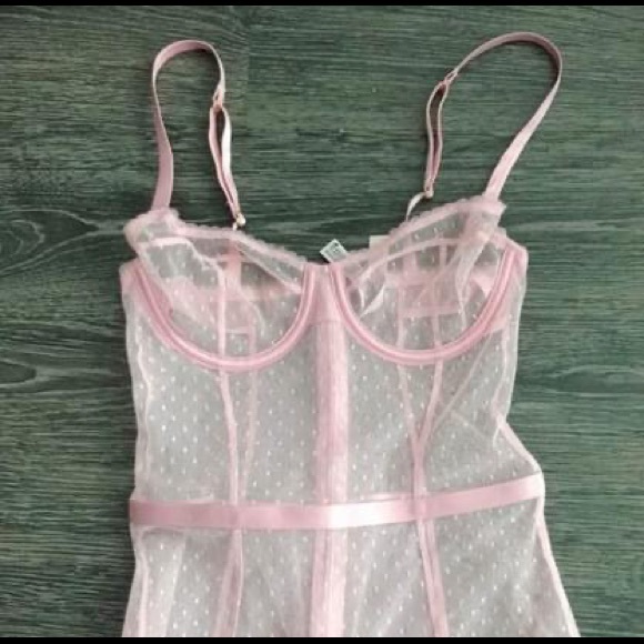 Pink lace Victoria’s Secret suit - Picture 2 of 4